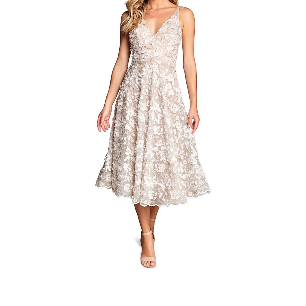 Sleeveless Fit and Flare Midi Dress